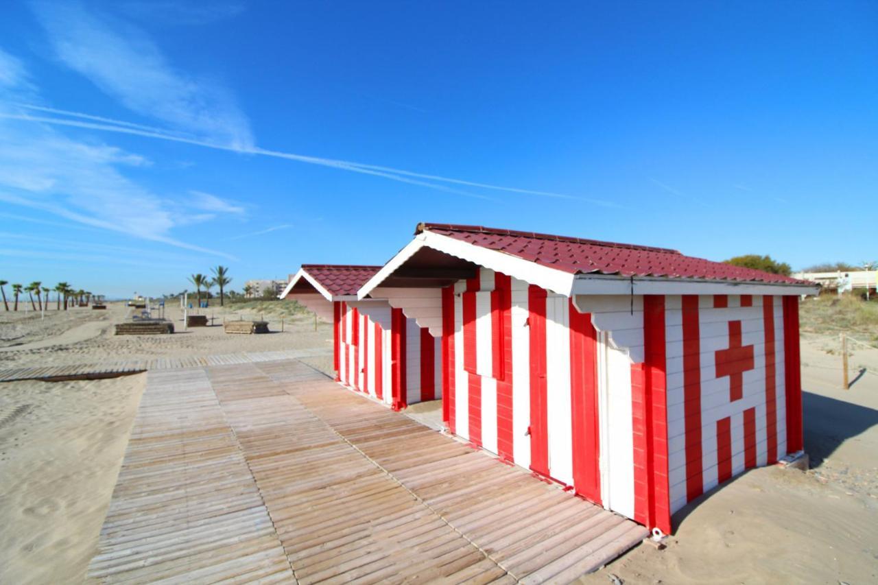 Global Properties, Apartamento Con Terraza Y Piscina A Un Paso De La Playa Canet d'En Berenguer Luaran gambar