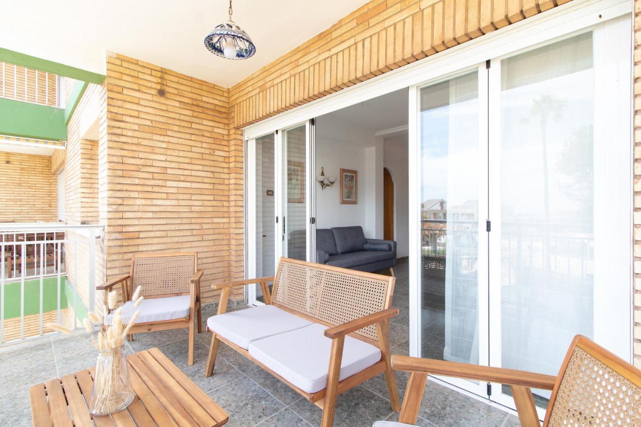 Global Properties, Apartamento Con Terraza Y Piscina A Un Paso De La Playa Canet d'En Berenguer Luaran gambar