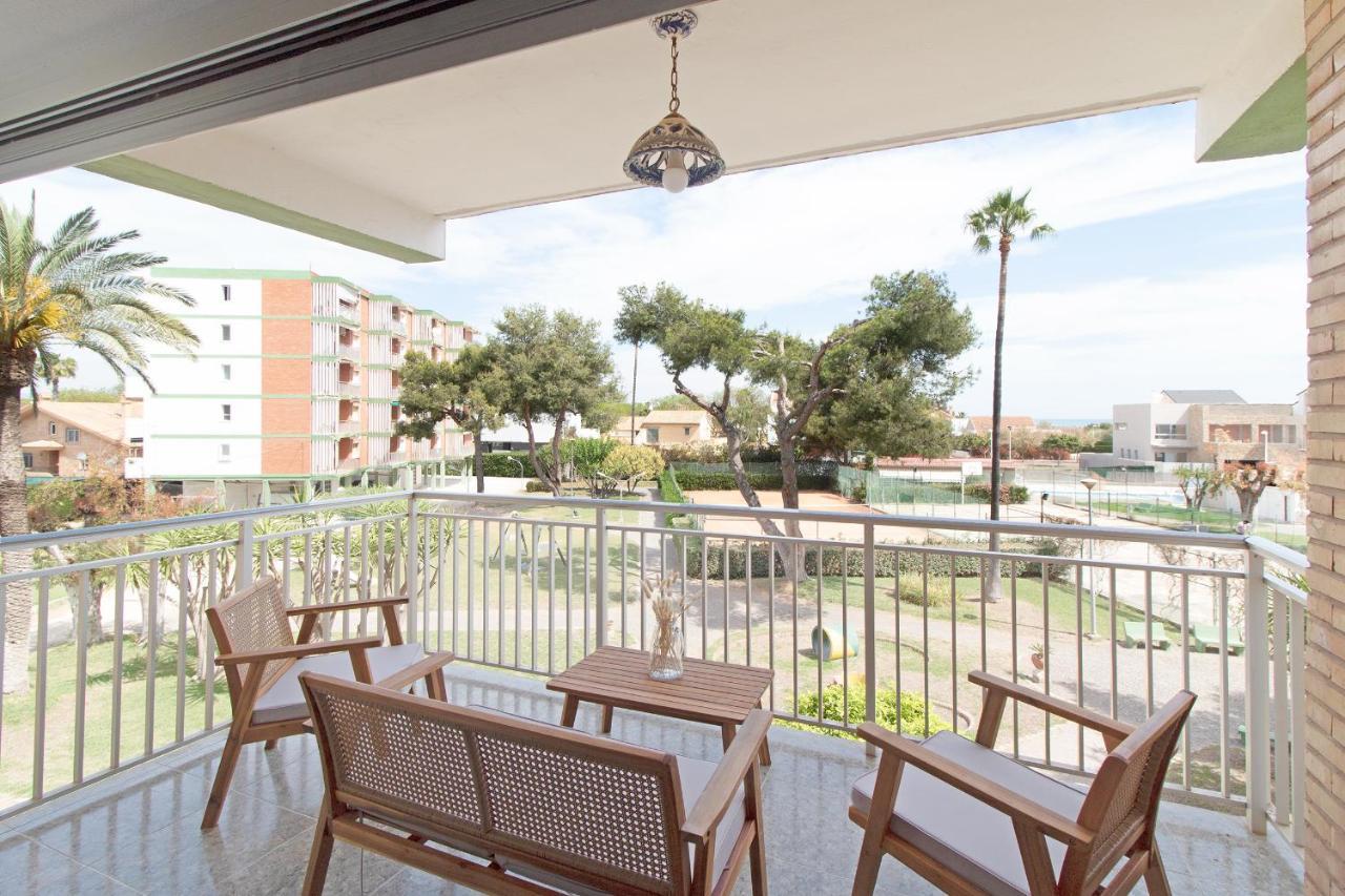 Global Properties, Apartamento Con Terraza Y Piscina A Un Paso De La Playa Canet d'En Berenguer Luaran gambar